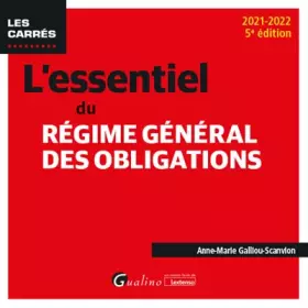 Couverture du produit · L'essentiel du régime général des obligations