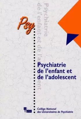 Couverture du produit · Psychiatrie de l'enfant-adolescent
