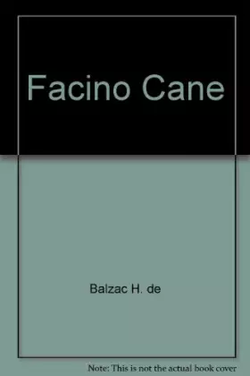Couverture du produit · Facino Cane