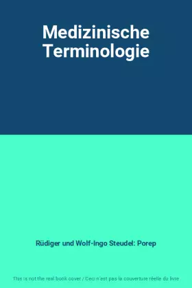 Couverture du produit · Medizinische Terminologie