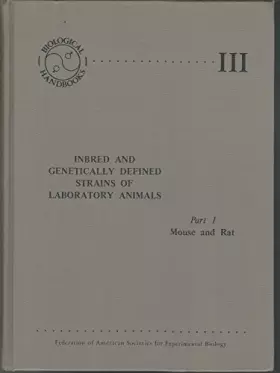 Couverture du produit · Inbred and genetically defined strains of laboratory animals (Biological handbooks)