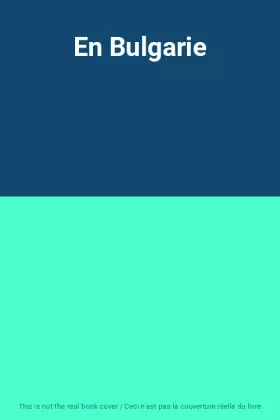 Couverture du produit · En Bulgarie