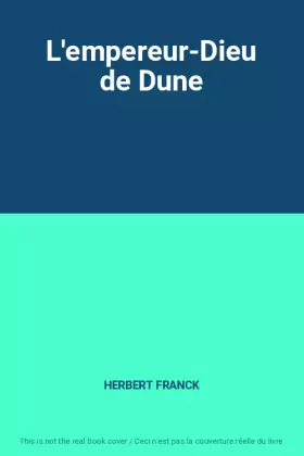 Couverture du produit · L'empereur-Dieu de Dune