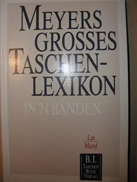 Couverture du produit · Meyers großes Taschelexikon in 24 Bänden / hier Band 13 Lat-Mand / 2. Aufl. 1987