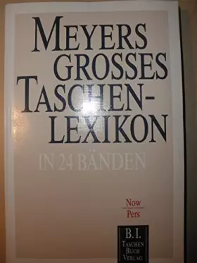 Couverture du produit · Meyers großes Taschelexikon in 24 Bänden / hier Band 16 Now-Pers / 2. neu bearbeitete Aufl. 1987