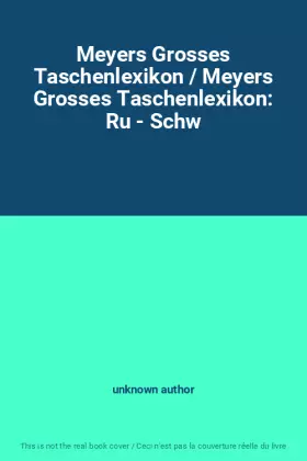 Couverture du produit · Meyers Grosses Taschenlexikon / Meyers Grosses Taschenlexikon: Ru - Schw
