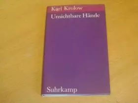 Couverture du produit · Unsichtbare Hände. Gedichte 1959-1962. 1.-3. Tsd.