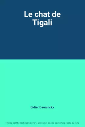 Couverture du produit · Le chat de Tigali