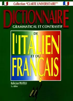 Couverture du produit · Dictionnaire grammatical et contrastif de l'italien et du français
