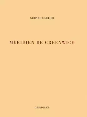 Couverture du produit · Le Méridien de Greenwich