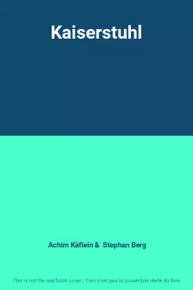 Couverture du produit · Kaiserstuhl