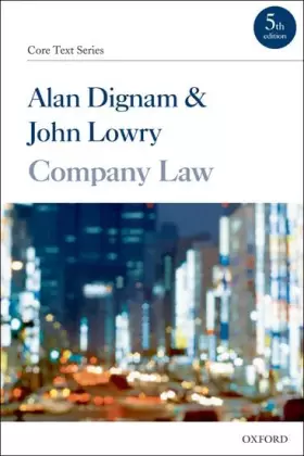 Couverture du produit · Company Law (Core Texts Series)