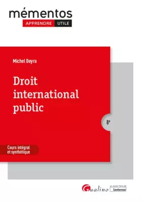 Couverture du produit · Droit international public: Cours intégral et synthétique