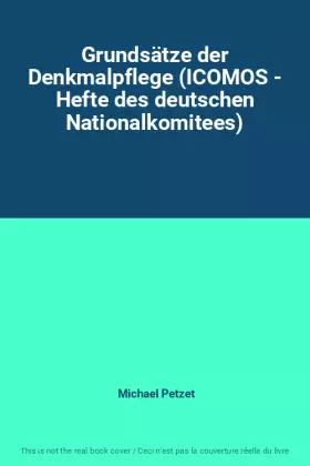 Couverture du produit · Grundsätze der Denkmalpflege (ICOMOS - Hefte des deutschen Nationalkomitees)