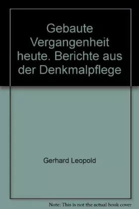 Couverture du produit · Gebaute Vergangenheit heute
