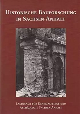 Couverture du produit · Historische Bauforschung in Sachsen-Anhalt