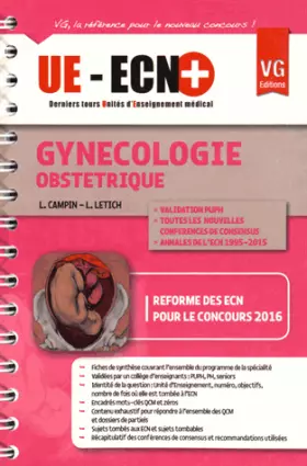 Couverture du produit · Gynécologie Obstétrique