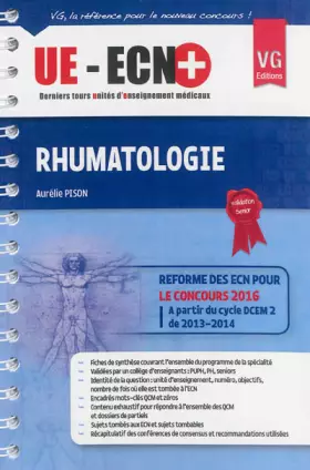 Couverture du produit · Rhumatologie