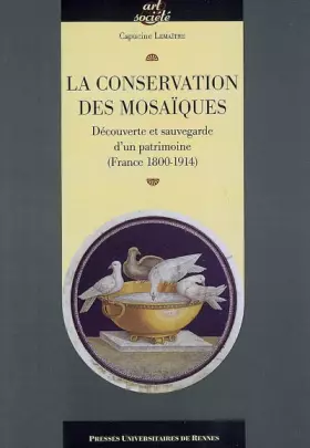 Couverture du produit · CONSERVATION DES MOSAIQUES