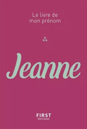 Couverture du produit · 64 Le Livre de mon prénom - Jeanne