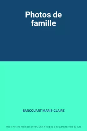 Couverture du produit · Photos de famille