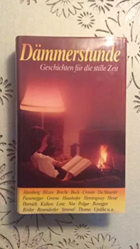 Couverture du produit · Dämmerstunde. Geschichten für die stille Zeit