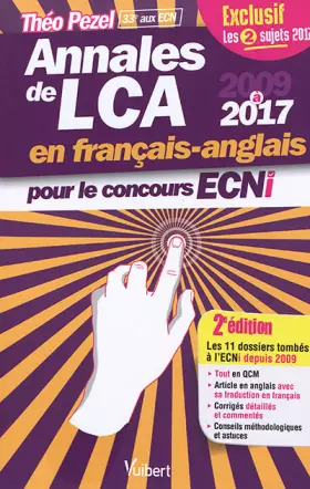 Couverture du produit · Annales de LCA en Français-Anglais 2009-2017 2ed