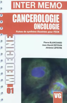 Couverture du produit · Cancerologie Oncologie
