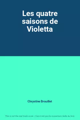 Couverture du produit · Les quatre saisons de Violetta