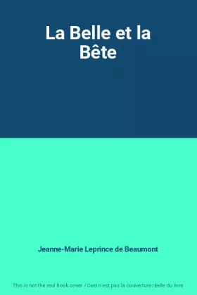 Couverture du produit · La Belle et la Bête