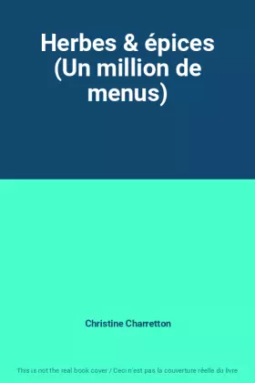 Couverture du produit · Herbes & épices (Un million de menus)
