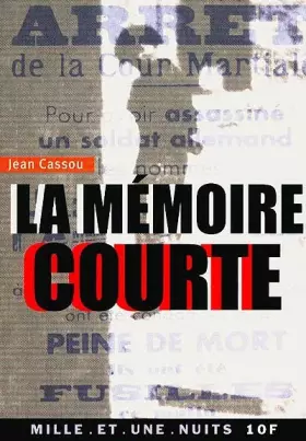 Couverture du produit · La mémoire courte