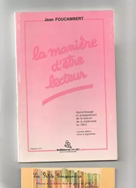 Couverture du produit · La manière d'être lecteur