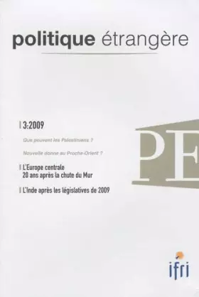 Couverture du produit · L'Europe Centrale 20 Ans Après la Chute du Mur (3.09)