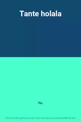 Couverture du produit · Tante holala