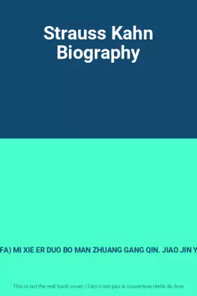 Couverture du produit · Strauss Kahn Biography