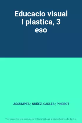 Couverture du produit · Educacio visual I plastica, 3 eso