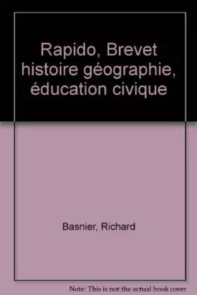 Couverture du produit · Rapido, Brevet histoire géographie, éducation civique