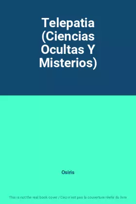 Couverture du produit · Telepatia (Ciencias Ocultas Y Misterios)