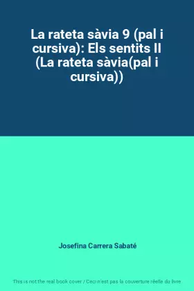 Couverture du produit · La rateta sàvia 9 (pal i cursiva): Els sentits II (La rateta sàvia(pal i cursiva))