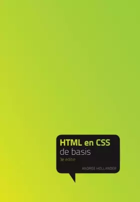 Couverture du produit · HTML en CSS: de basis