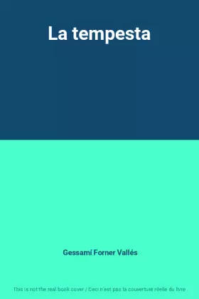 Couverture du produit · La tempesta