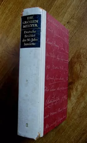 Couverture du produit · Die Grossen Meister: Deutsche Erzahler des 20. Jah