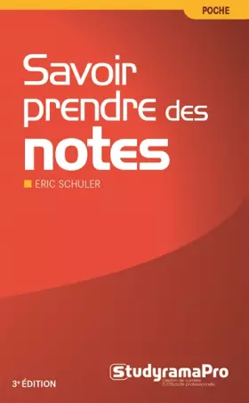 Couverture du produit · Savoir prendre des notes
