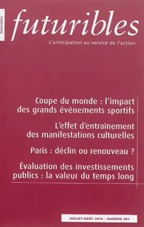Couverture du produit · Futuribles, N° 401, juillet-août 2014 :