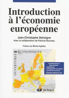 Couverture du produit · Introduction à l'économie européenne