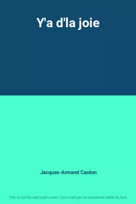 Couverture du produit · Y'a d'la joie