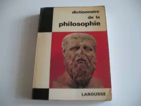 Couverture du produit · Dictionnaire de la philosophie
