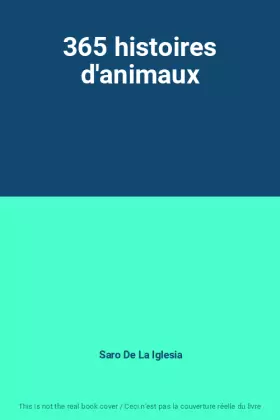 Couverture du produit · 365 histoires d'animaux