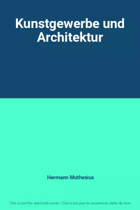 Couverture du produit · Kunstgewerbe und Architektur